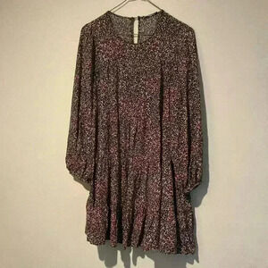 Zara women’s black with flowers size XS flowey babydoll